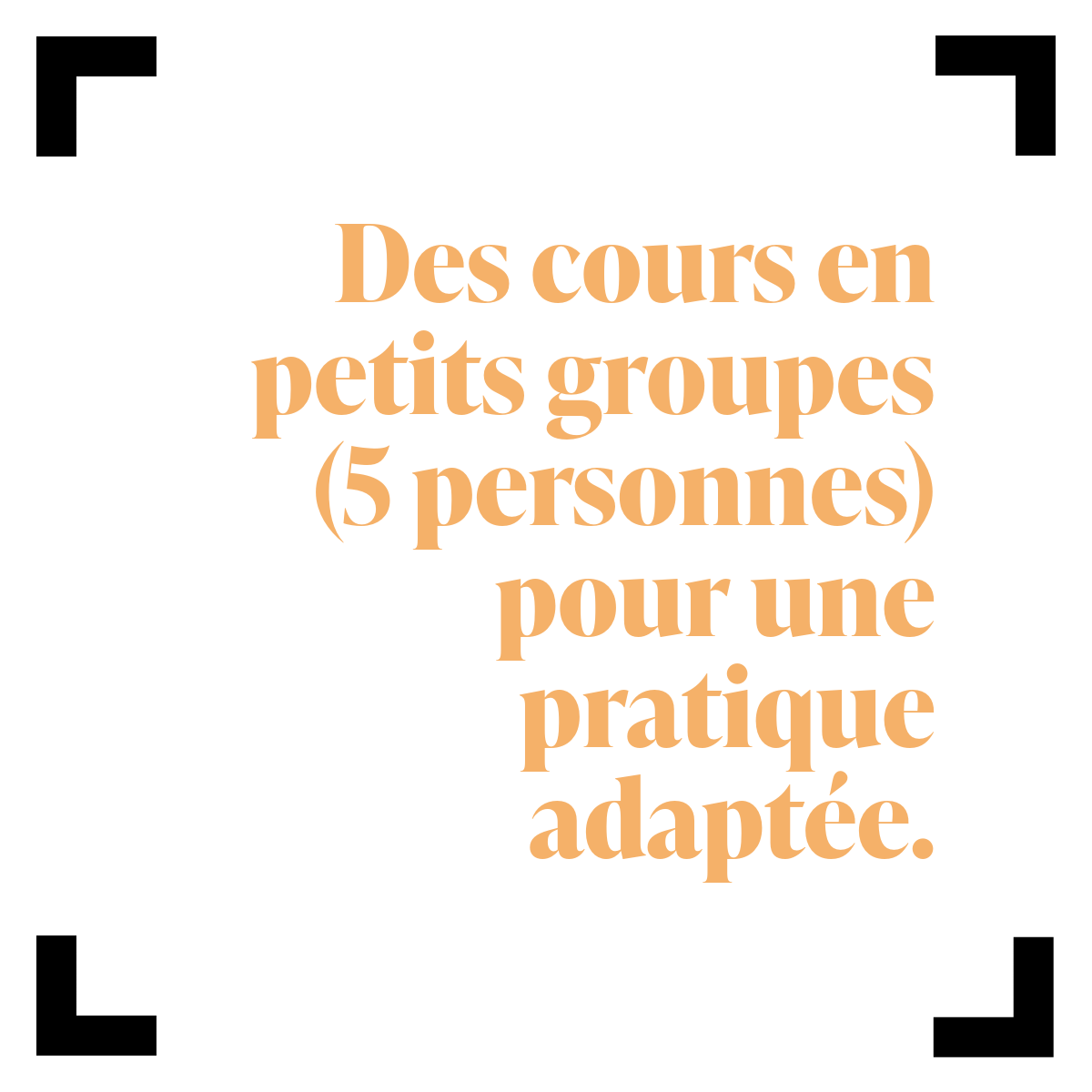 Cours petits groupes | Torraccia