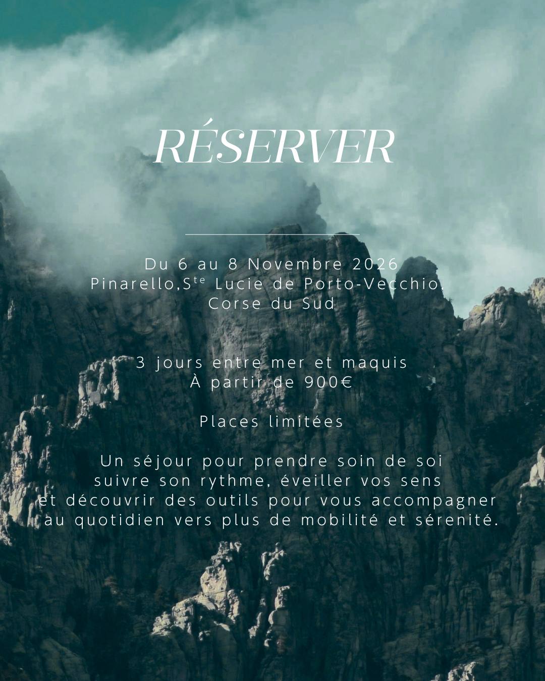 Retraite Parenthèse Domaine de la Bergerie Pinarello : yoga, réflexologie & bien-être