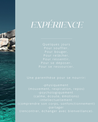 Retraite Parenthèse Domaine de la Bergerie Pinarello : yoga, réflexologie & bien-être