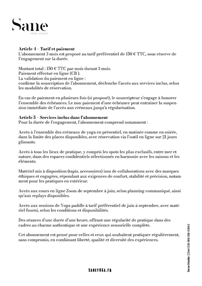 Cours et Abonnement mensuel