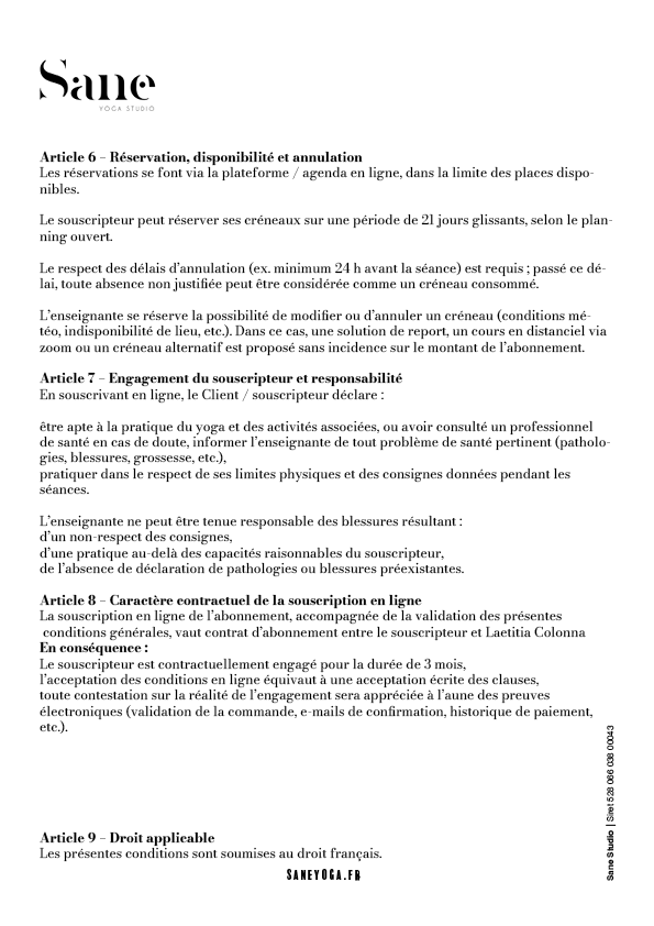 Cours et Abonnement mensuel