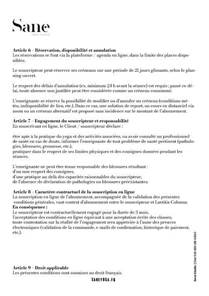 Cours et Abonnement mensuel