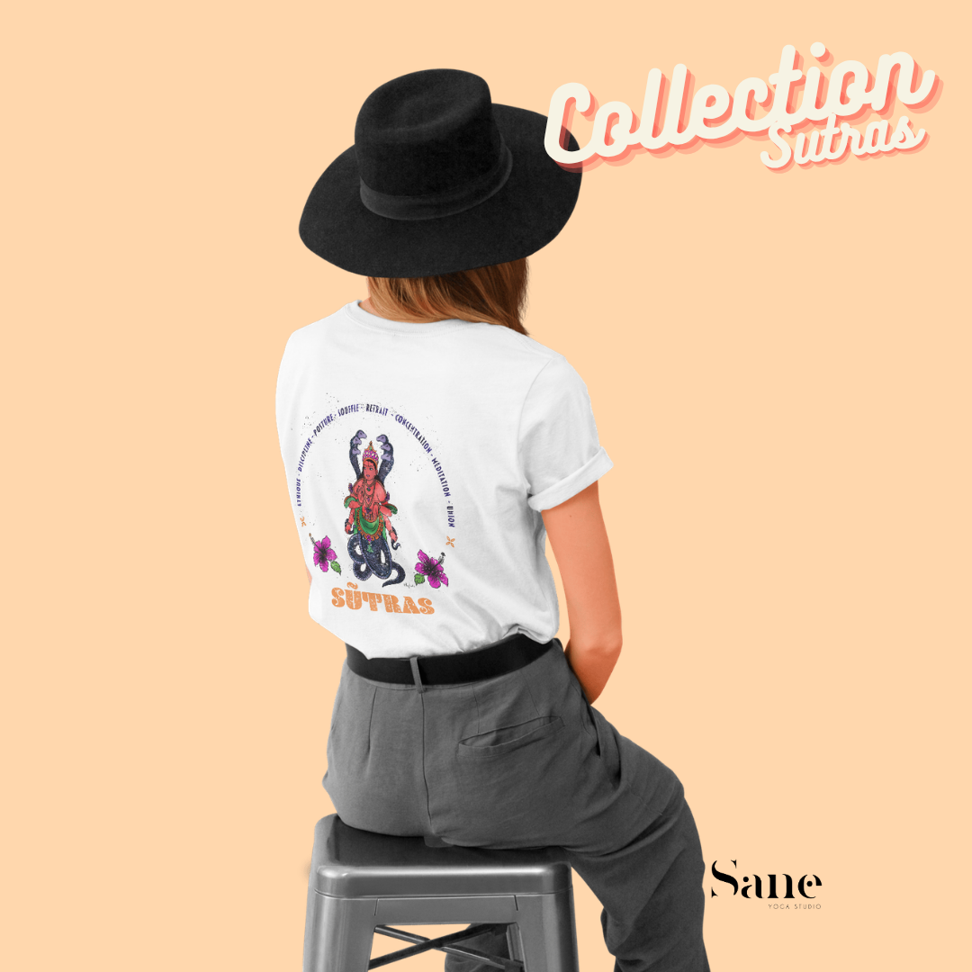 T shirt Yoga sutra Orange